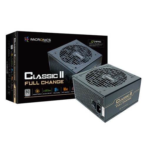 청주조립컴퓨터 제트컴 마이크로닉스 Classic II 풀체인지 500W 80PLUS 230V EU